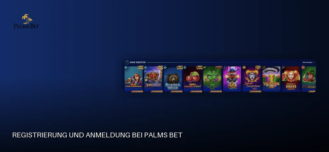 Palms Bet promotional banner