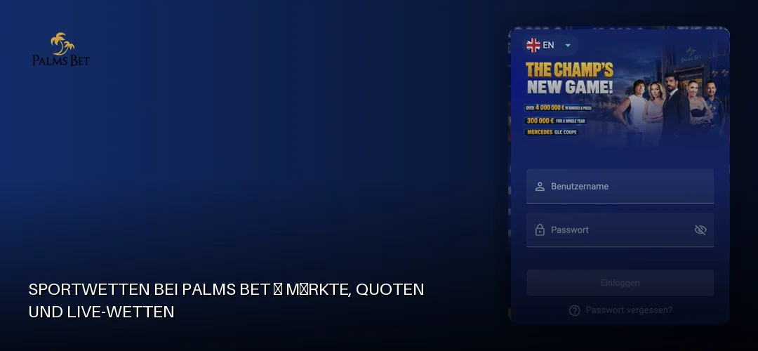 Palms Bet promotional banner