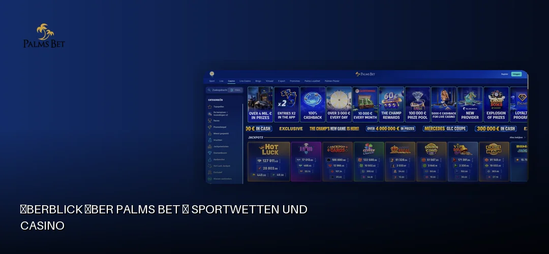 Palms Bet promotional banner
